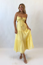 Rochelle Midi Dress - Lemon (PRE-ORDER)