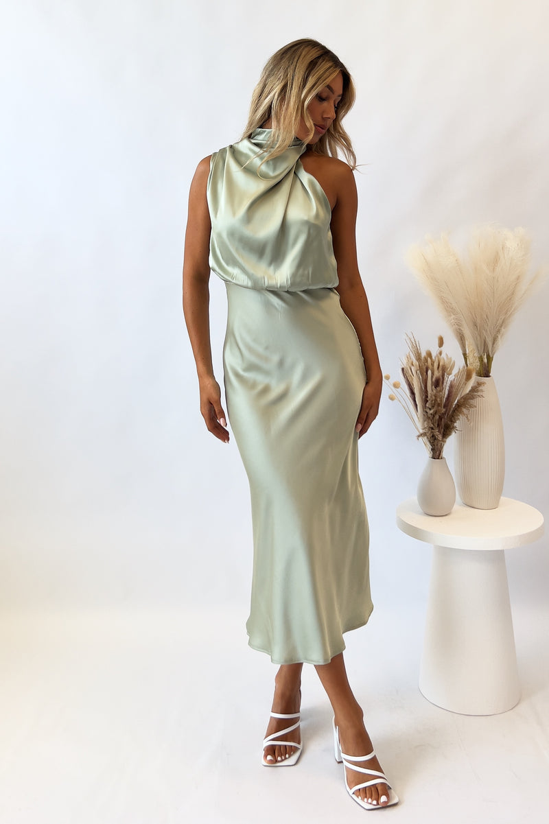 Natalia Maxi Dress - Sage