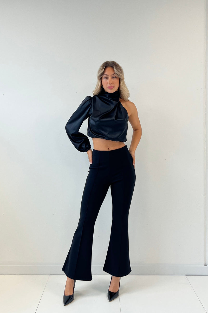 Harper Flared Pants - Black