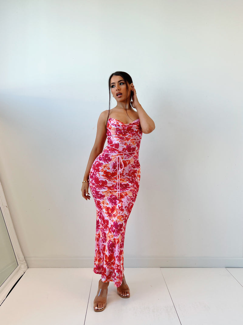 Blossom Maxi Dress - Pink