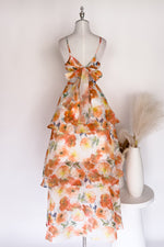 Kaelith Floral Maxi Dress - Orange