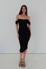 Tilly Midi Dress - Black