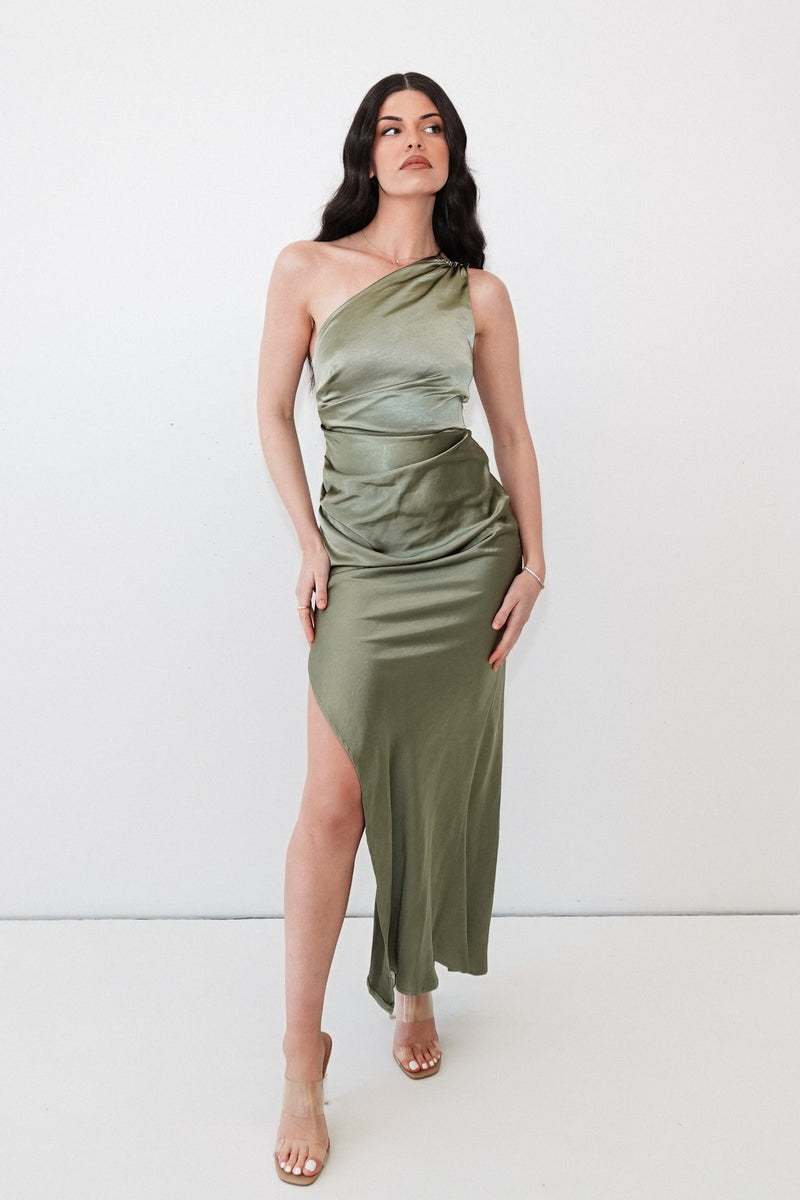 Iris Maxi Dress - Olive