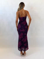 Blossom Maxi Dress - Grape
