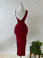 Cecilia Midi Dress - Red