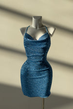 Lalisa Mini Dress - Blue