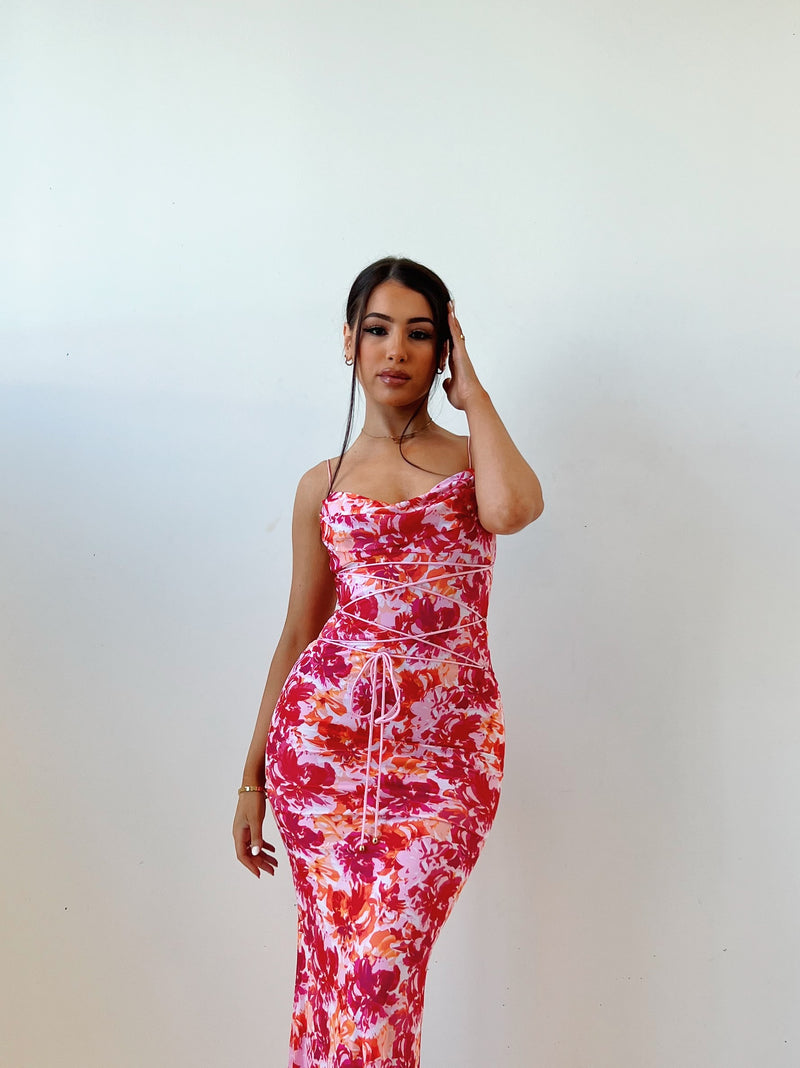 Blossom Maxi Dress - Pink