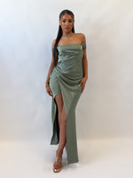 Meara Midi Dress - Sage