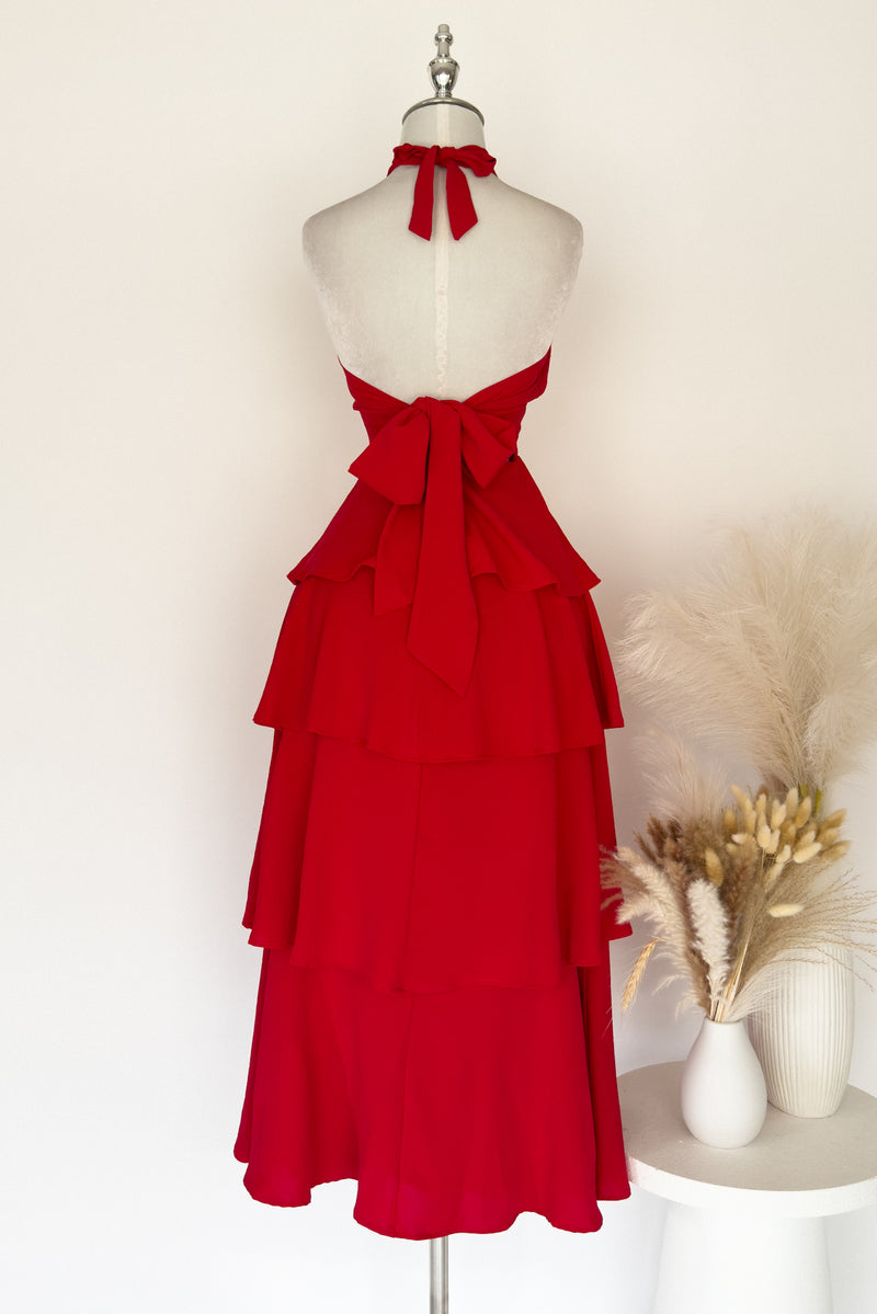 Chiara Maxi Dress - Red