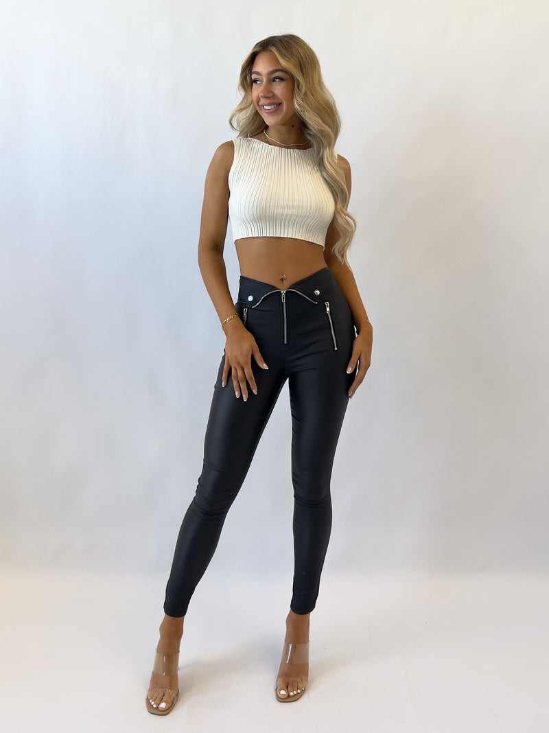Kimia Knit Top - Cream