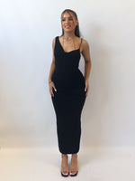 Cecilia Midi Dress - Black