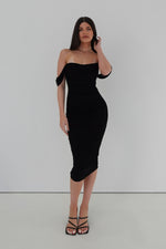 Tilly Midi Dress - Black