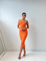 Wanda Midi Dress - Orange