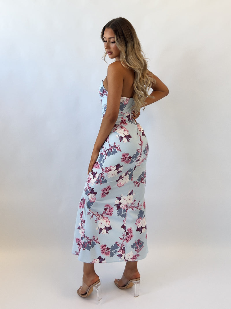 Enid Floral Midi Dress