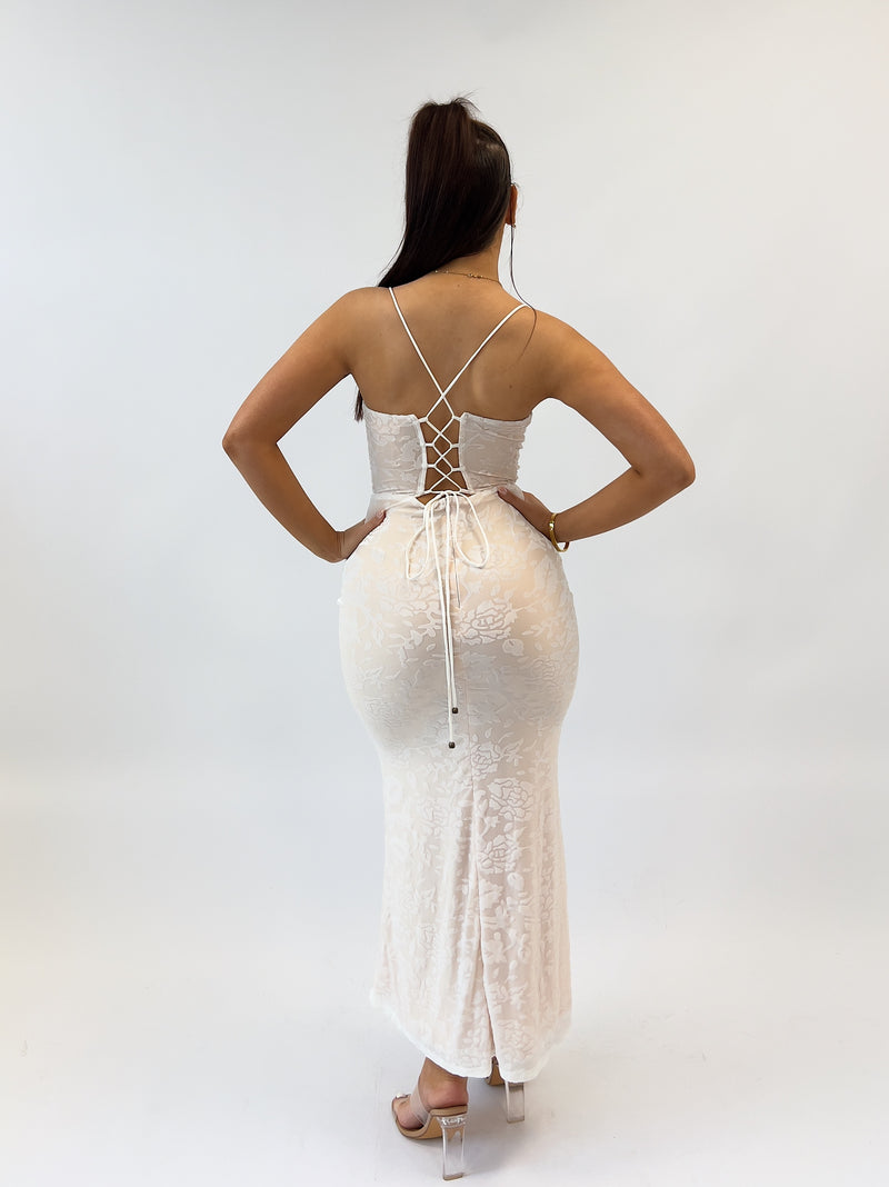 Lizbeth Maxi Dress - White