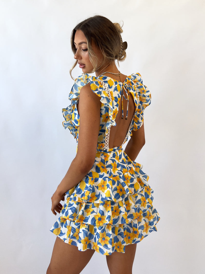 Tullie Floral Playsuit