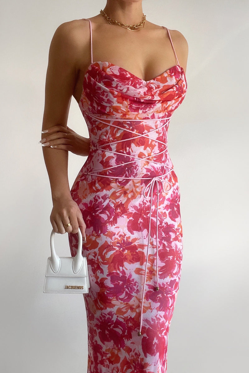 Blossom Maxi Dress - Pink