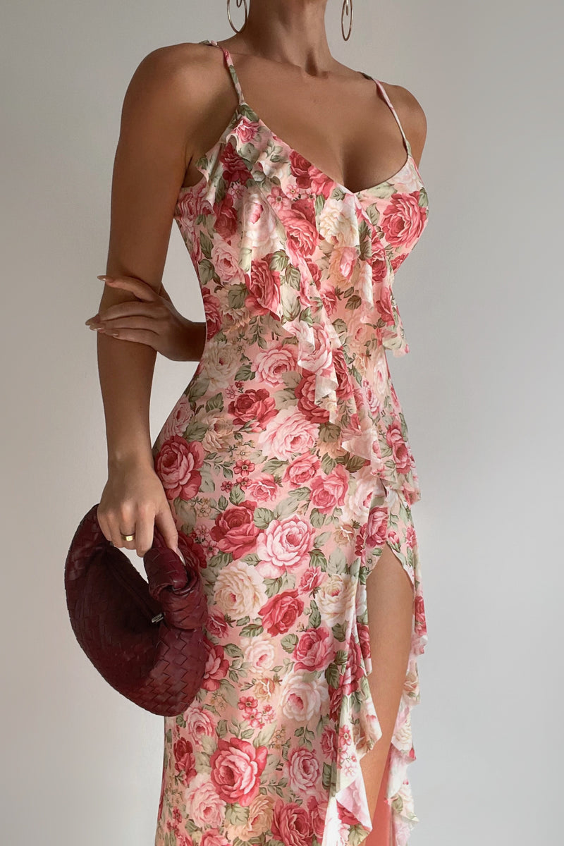 Angelina Floral Midi Dress