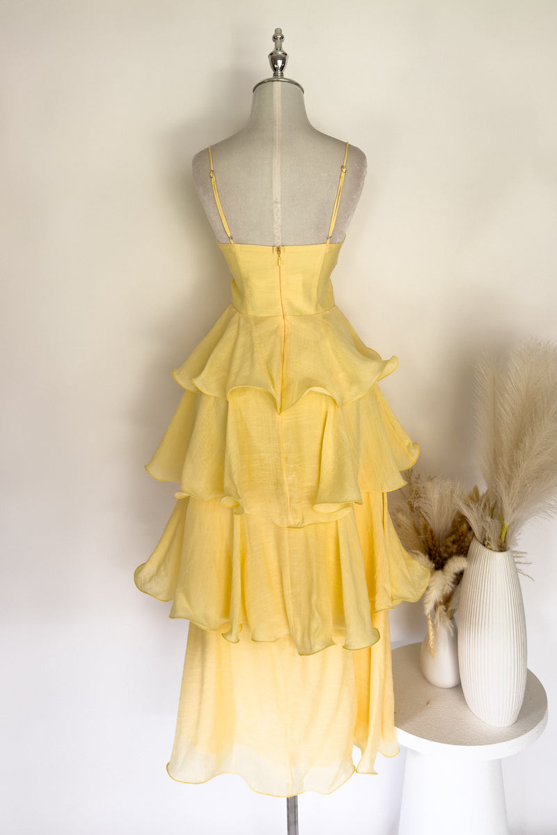 Lunara Maxi Dress - Yellow