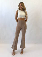 Harper Flared Pants - Beige