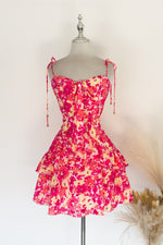 Annabell Floral Mini Dress - Pink