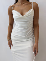 Tazia Midi Dress - White