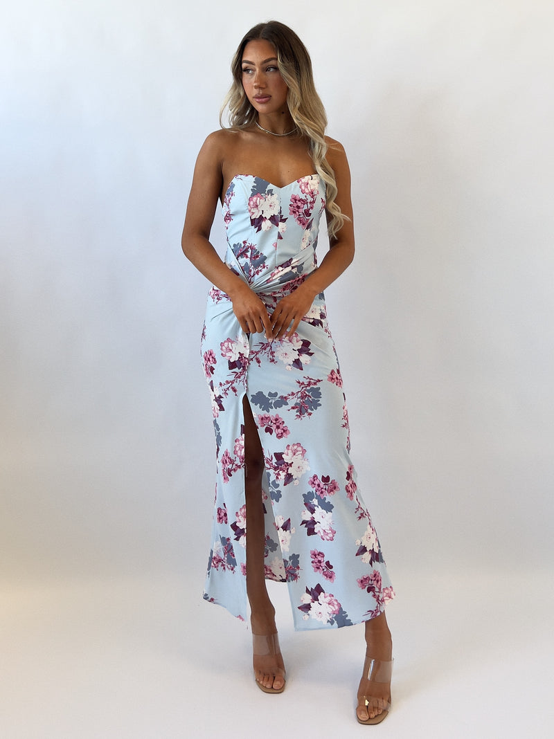 Enid Floral Midi Dress