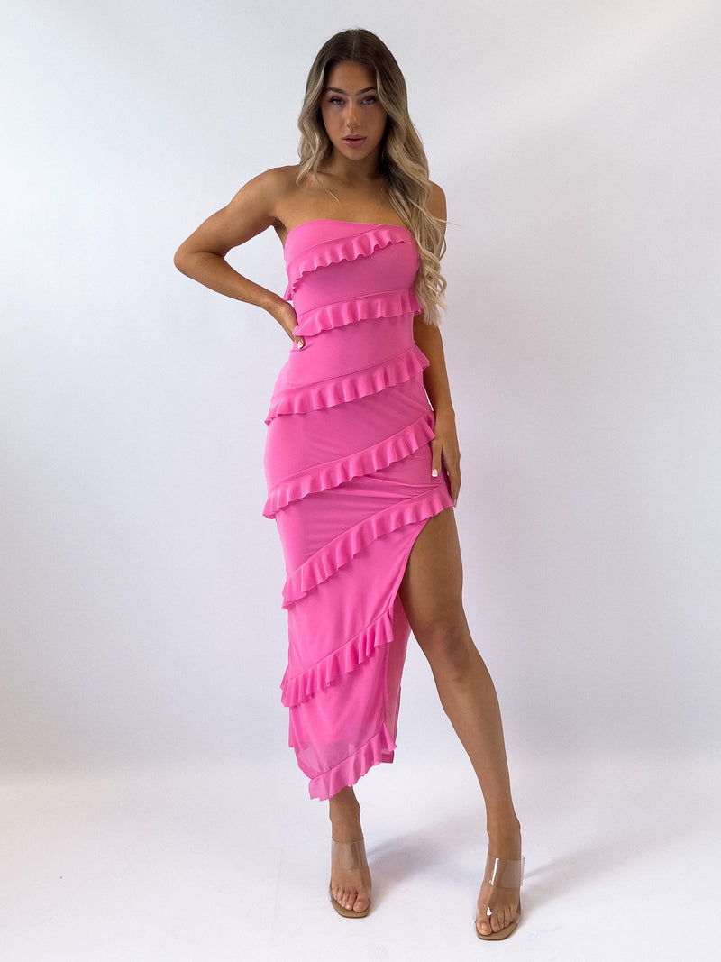 Filippa Midi Dress - Pink