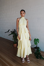 Chiara Maxi Dress - Lemon