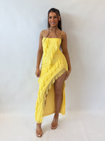 Greta Midi Dress - Yellow