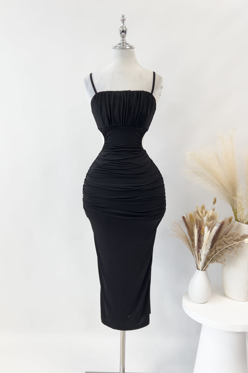 Kordyn Midi Dress - Black