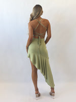Fleur Midi Dress - Green