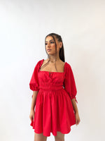 Edena Mini Dress - Red