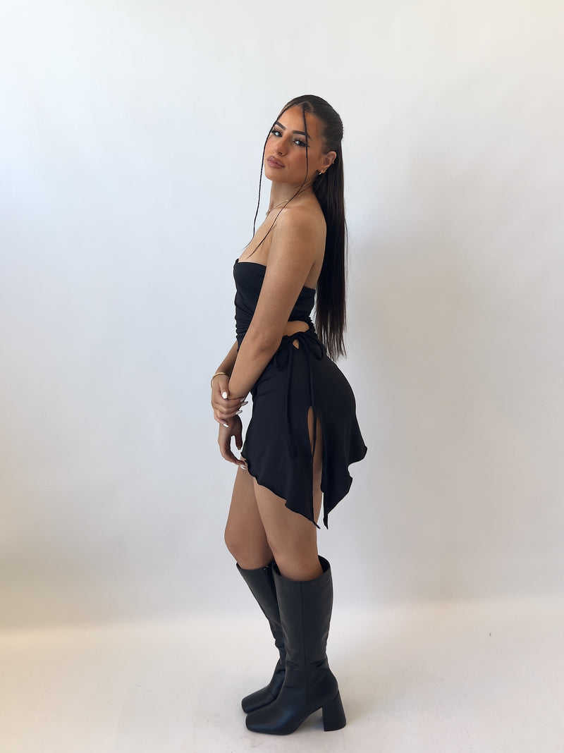 Jannice Mini Dress - Black