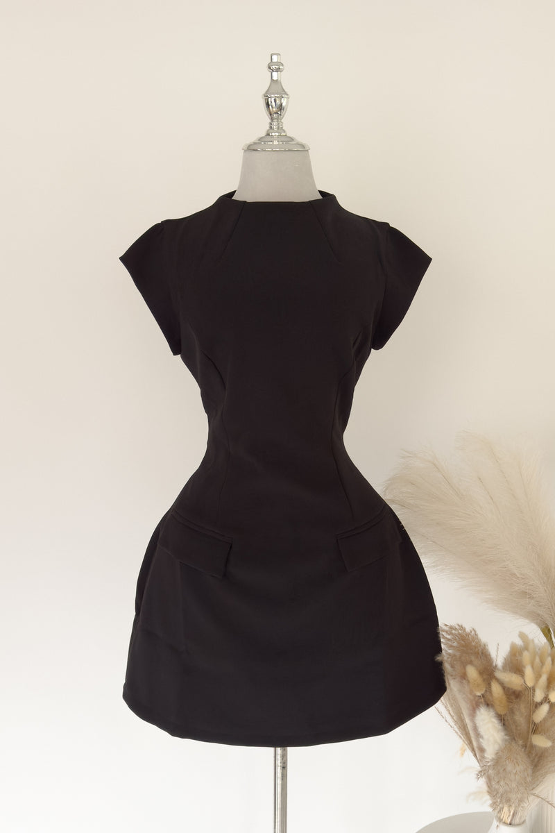 Beth Mini Dress - Black