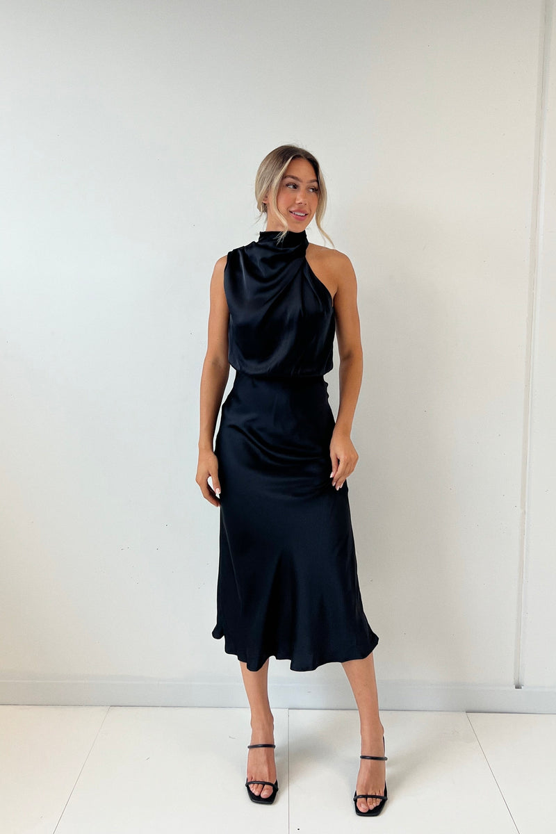 Natalia Maxi Dress - Black
