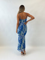 Blossom Maxi Dress - Blue