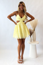 Corey Mini Dress - Yellow