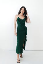 Abigail Midi Dress - Green