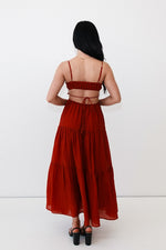 Rochelle Midi Dress - Red