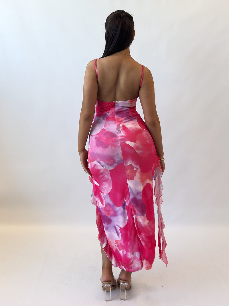 Besame Floral Midi Dress