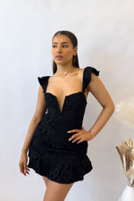 Celeste Mini Dress - Black