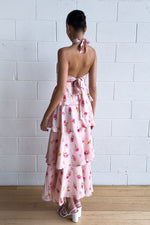 Anna Floral Maxi Dress - Pink