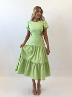 Ashlyn Midi Dress - Green