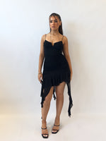 Cassia Midi Dress - Black