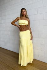 Nia Maxi Skirt - Yellow