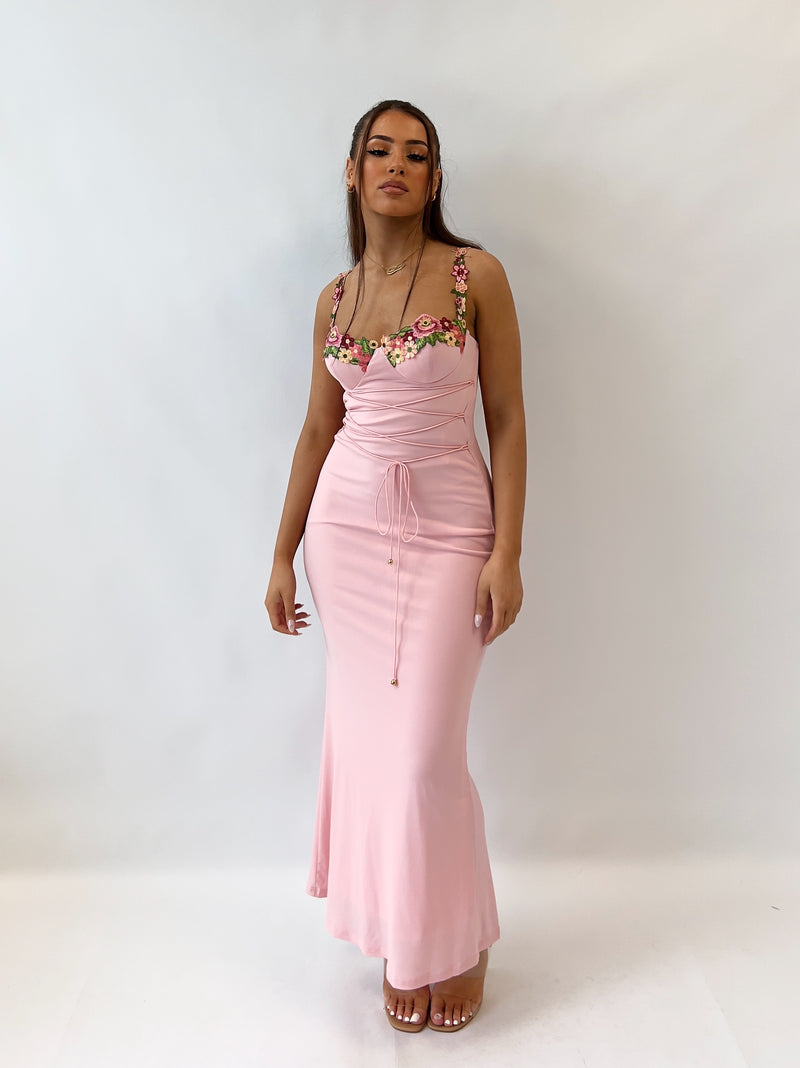 Euphrasia Maxi Dress - Pink