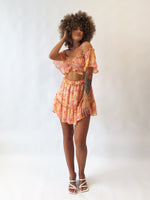 Melissa Floral Mini Dress - Pink