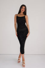 Paige Midi Dress - Black