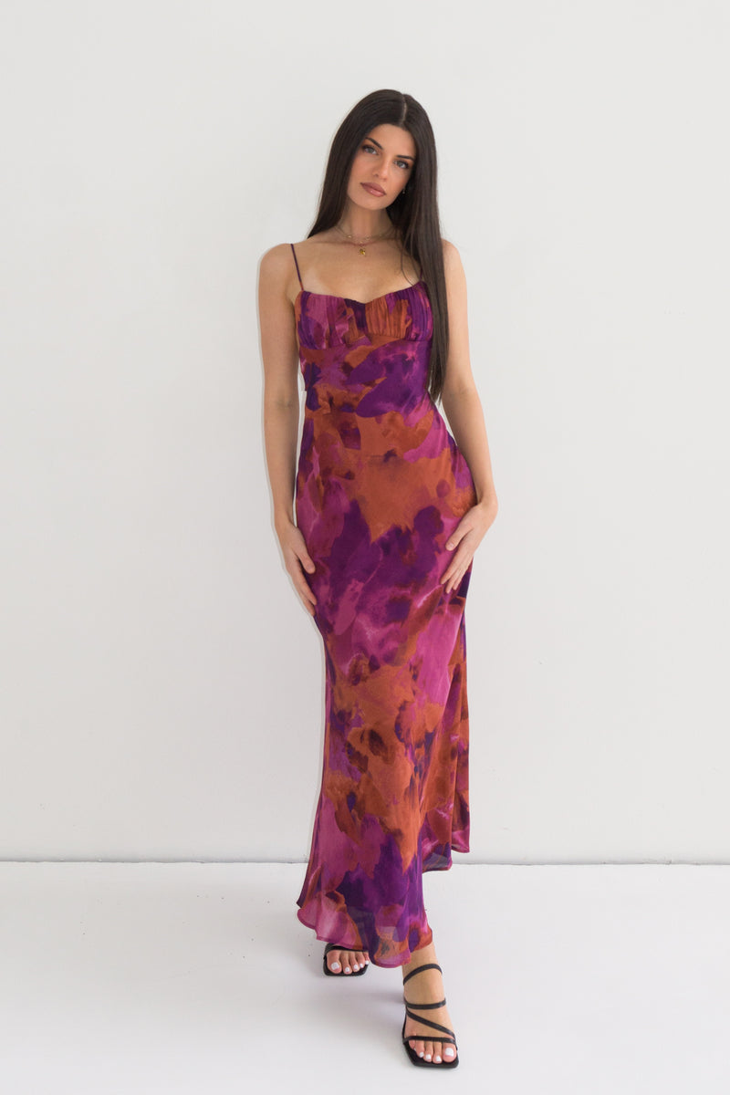 Loren Floral Midi Dress